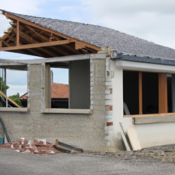 Extension de maison avec chambre d'amis Vienne